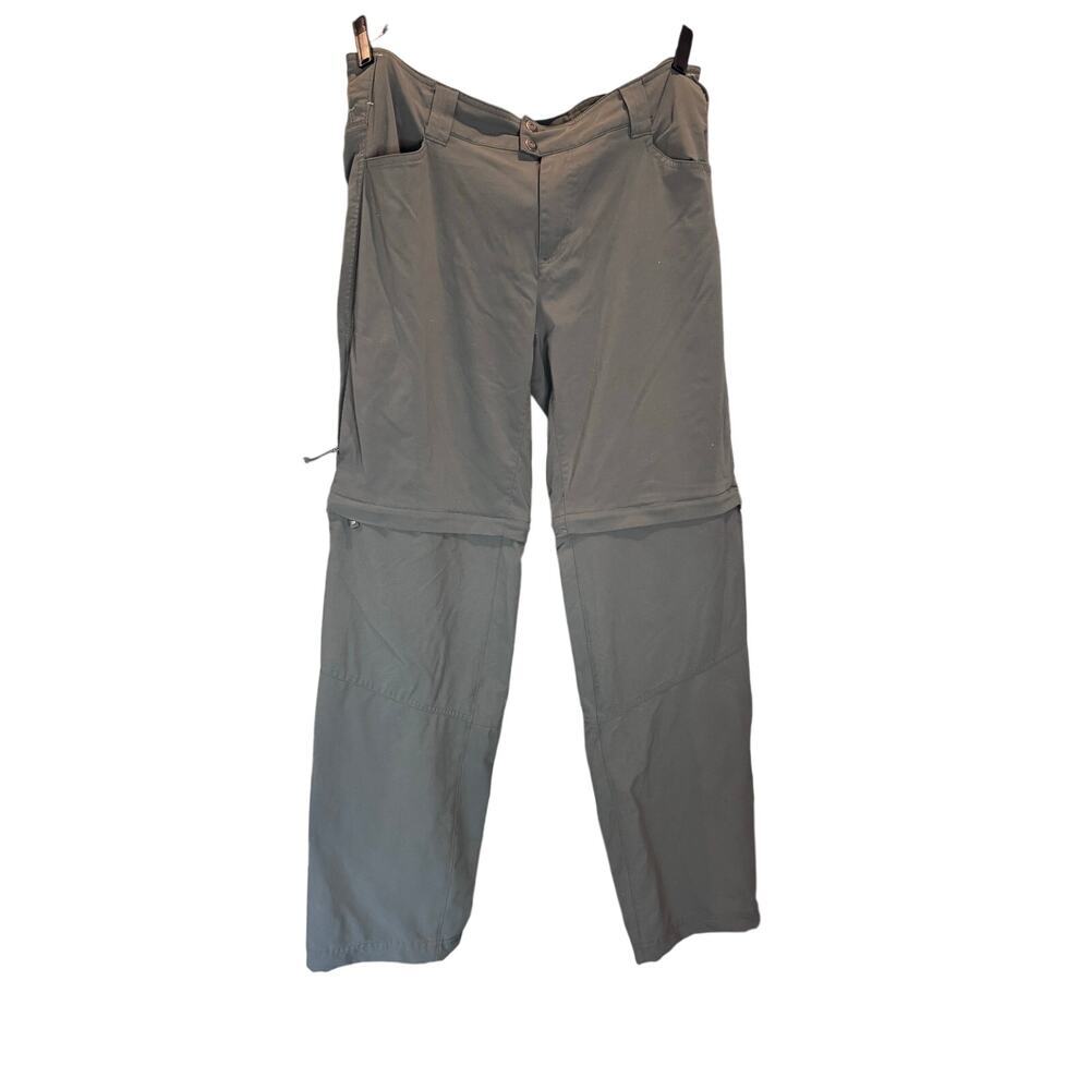 Columbia Women’s Convertible Hiking Pants Gray Size 14 Regular Zip-Off Outdoor